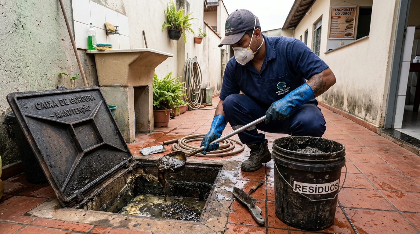 Manutenção de Caixa de Gordura em Salvador‑BA